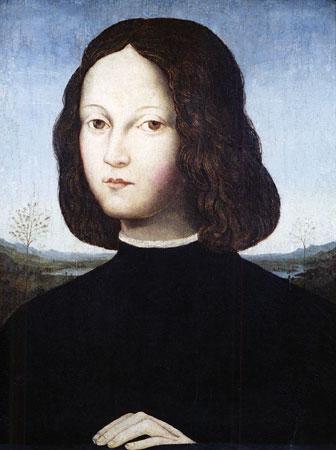 Piero di Cosimo Retrato de um menino oil painting picture